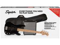 Fender Squier Affinity Series Precision Bass PJ Pack MN Black Fender Squier Affinity Series Precision Bass PJ Pack MN Black