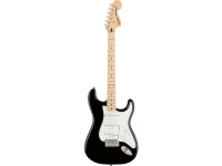 Fender Squier Affinity SSS Mapel WPG Black - De color negro, Serie Affinity Series™, Material del diapasón Arce, Radio de escala 9,5