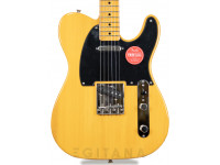 Fender  SQ CV  50s Telecaster MN Butterscotch Blonde - Cuerpo de pino (Pino), Brazo empernado de arce, escala de arce, Perfil de brazo en 