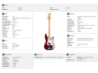 Fender  Standard P Bass MN WPG CND