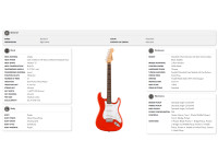 Fender Standard Stratocaster Fiesta Red