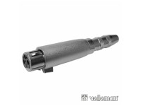 Ficha Adaptadora XLR 3p Fêmea / Jack 6.35mm Fêmea VELLEMAN