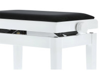 GEWA 130030 Banco Premium para Piano Branco Brilhante