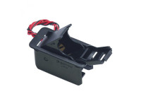 Gotoh Battery Box 9V BB-02 - Compartimento de batería de plástico, Para una batería tipo bloque de 9 V, Dimensiones (largo × ancho × alto): 61 × 29 × 34,5 mm, Longitud de montaje: 56 mm, Ancho de instalación: 24 mm, Gotoh n.° ...
