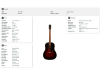 Gretsch  JD DREAD MAH WPG CHRY BRST