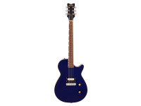 Gretsch Streamliner Jet 1 Pickup LRL Midnight Blue - Cuerpo: Caoba con tapa tallada., Acabado: Azul medianoche en poliéster brillante, Mástil: Caoba, perfil rápido en Gretsch Streamliner Jet 1 Pickup LRL Midnight Blue - Cuerpo: Caoba con tapa tallada., Acabado: Azul medianoche en poliéster brillante, Mástil: Caoba, perfil rápido en