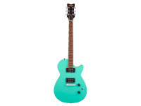 Gretsch Streamliner Jet Club LRL Sea Foam Green - Cuerpo: Caoba, Acabado: Brillante (Poliéster), Forma: Jet, Contorno: Espalda con talón redondeado, Mástil: Caoba, perfil rápido en Gretsch Streamliner Jet Club LRL Sea Foam Green - Cuerpo: Caoba, Acabado: Brillante (Poliéster), Forma: Jet, Contorno: Espalda con talón redondeado, Mástil: Caoba, perfil rápido en