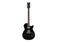 Gretsch Streamliner Jet LRL Jet Black - Cuerpo de caoba con tapa de arce tallada., Acabado negro azabache de alto brillo, Diseño a reacción con contornos ergonómicos, Mástil de caoba con perfil rápido en Gretsch Streamliner Jet LRL Jet Black - Cuerpo de caoba con tapa de arce tallada., Acabado negro azabache de alto brillo, Diseño a reacción con contornos ergonómicos, Mástil de caoba con perfil rápido en
