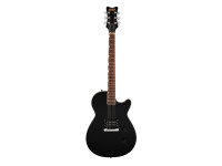 Gretsch Streamliner Jet Club Jet Black - Acabado: Poliéster negro brillante, Forma: Jet™, Contorno: Contorno redondeado en el vientre y los talones, Material del brazo: Caoba, Acabado: Brillante, Perfil: “Rápido” C, Gretsch Streamliner Jet Club Jet Black - Acabado: Poliéster negro brillante, Forma: Jet™, Contorno: Contorno redondeado en el vientre y los talones, Material del brazo: Caoba, Acabado: Brillante, Perfil: “Rápido” C,