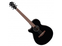 Ibanez AEG50L-BKH - guitarra para zurdos, Forma del cuerpo: AEG con corte, tapa de abeto, Aros y fondo de sapeli, Brazo en Nyatoh, Diapasón en Nogal (Walnut), 