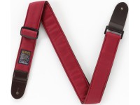 Ibanez DCS50-WR  - serie de colección de diseñador, color: rojo vino, ancho 50mm, material: poliéster, longitud ajustable hasta aprox. 1700mm, con puntas de cuero seguras, 