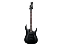 Ibanez  GRGA120-BKN - Cuerpo: Álamo, Mástil atornillado: arce, Escala: Atado con corazón púrpura, Inserciones en la escala de puntos blancos, Radio de escala: 400 mm, Longitud de escala: 648 mm, 