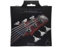 Ibanez IEBS6C bass guitar String Set - Indicadores: .032, .045, .065, .085, .105, .130, Material: recubierto de níquel, Escala: escala larga, Superior media luz inferior, 