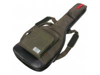 Ibanez  IGB561-MGN Powerpad Gigbag  - Forma: Universal, Color básico: verde, Cojines: 15mm, Material interior: Poliéster, Seguridad/protección del cuello: sí, Compartimento de almacenamiento/bolsillo externo: 4, 