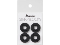 Ibanez  ISB4-BK Strap Blocks (Set of 4, Black) - Bloques de correa ISB4-BK (juego de 4, negro), 