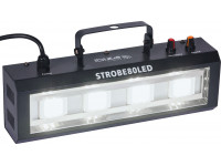Ibiza  Light STROBE80LED  - Velocidad y sensibilidad del flash ajustables, Alimentación 220-240Vac 50/60 Hz, Dimensiones 31 x 7 x 11,5 cm, peso 1 kg, 