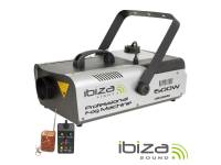 Ibiza LSM1500PRO - Máquina de Humo 1500W con Controlador / Comando DMX, Máquina de humo con DMX y 2 mandos, Voltaje de funcionamiento: 230Vac, Capacidad del depósito: 2,3 litros, Caudal de salida: ± 166m³, 1500W de p...