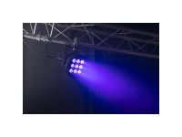 Ibiza  Projector Par c/ 9 Leds 6W RGBW DMX