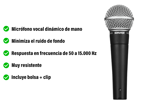 Shure SM58 LC - El micrófono más vendido del mundo