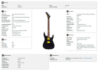 Jackson MJ Series Dinky DKR Ebony Fingerboard Satin Black