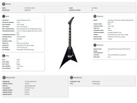 Jackson  Pro Plus Pure Metal Rhoads BK