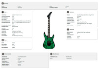 Jackson  X Series Dinky DK1A Amaranth Fingerboard Illuminati