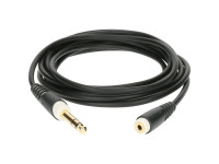 Klotz  AS-EX60600 Extension Cable 6 m - Fabricante: Klotz, Color: Negro, Longitud del cable (m): 6, Toma de medida A: Mini estéreo hembra, Toma de medida B: conector estéreo, Sección transversal del cable: 4,5, 