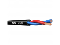 Klotz LY225  - Cable columna por metro Klotz LY225 S., Material: PVC, Conductores: cobre desnudo trenzado (azul y rojo), Sección: 2.5mm2, De color negro, Precio por metro, 