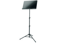 K&M  11870 Orchestra Stand - Atril de música de aluminio con recubrimiento de polvo con mesa de música de acero, Mesa de música: aprox. 490 x 340 x 50 milímetros, Altura del trípode: aprox. 580 a 1.400 milímetros, Altura total...