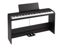 Korg B2+ SP Black - 88 teclas con acción de martillo, Tres curvas de sensibilidad (ligera, normal, fuerte), 12 sonidos, incluyendo dos pianos de cola de concierto meticulosamente muestreados —uno fabricado en Italia y... Korg B2+ SP Black - 88 teclas con acción de martillo, Tres curvas de sensibilidad (ligera, normal, fuerte), 12 sonidos, incluyendo dos pianos de cola de concierto meticulosamente muestreados —uno fabricado en Italia y...