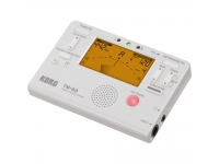 Korg TM-60 White - afinador y metrónomo, Las funciones de voz y metrónomo se pueden usar simultáneamente, Puntero LCD de respuesta rápida, Gran pantalla LCD retroiluminada, Rango de detección: C1 ~ C8, altavoz intern...