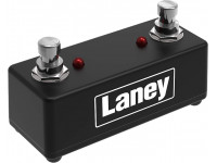 Laney  FS2-Mini Footswitch  - LED de estado, 2 interruptores, Conectores: toma estéreo de 6,3 mm: se requiere conector de fuente de alimentación (toma de enchufe hueco de 5,5 x 2,1 mm, polo negativo interno) solo para LED, Cons...