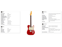 Limited Edition American Professional Classic Telecaster Silent System RW Candy Apple Red