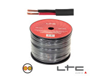 LTC Audio Cabo Coluna 2x2.50mm Preto Redondo 100m