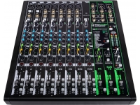 Mackie ProFX12v3  B-Stock - mezclador de 12 canales, 7 entradas de micrófono con ecualizador de 3 bandas, 4 insertos y 4 compresores de un botón, Los canales 5 a 10 tienen entradas de micrófono y línea estéreo., 1x entrada de...