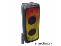 Madison  Coluna Amplificada 2X10 de 1200W e Bluetooth 5.0 B-Stock - 2 altavoces amplificados de 10