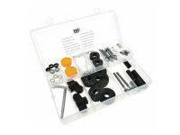 Meinl  Kit de manutenção Bateria Cymbals Tech Kit (MDTK) - Incluye 14 de las herramientas más comunes e importantes para bateristas y técnicos., Viene con un contenedor de almacenamiento para organización., Incluye: 1 x llave de tambor en forma de L, 4 x a...