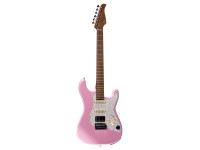 Mooer  S801 Pink - Guitarra inteligente con multiefectos y conexión Bluetooth, Combina una guitarra eléctrica clásica con opciones de modelado de tono digital, Se puede operar a través de una aplicación gratuita para...
