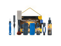 Musicnomad Guitar Care Kit 8 pcs - Kit de cuidado y mantenimiento para instrumentos de cuerda., Juego de 8 herramientas, productos de limpieza y mantenimiento., Juego de herramientas Nomad (MN204): Las herramientas de limpieza Nomad...