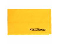 Musicnomad Pano Flanela - Dimensiones: 28cm x 38cm, Paño de pulido 100% franela, Seguro para usar en todas las superficies., Con borde sin funda para evitar rayar el instrumento, 