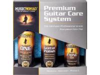 Musicnomad Premium Guitar Care System - Kit con 5 Productos, El último paquete profesional de instrumentos de cuerda de 5 piezas., Contiene Guitar One (MN103 120ml), Pulimento para guitarra (MN101 120ml), Diapasón FOne (MN105 60ml), Dos ...