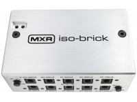 MXR M 238 Iso Brick - Fuente de alimentación para varios pedales de efectos., Para pedales de efectos analógicos y digitales, 10 salidas aisladas, 2 salidas de 9 V CC cada una de hasta 100 mA, 2 salidas de 9V DC con un ...