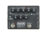 MXR M80 Bass Di Plus  - Cubierta sólida con 2 pedales de metal, Controles para volumen limpio, volumen distorsionado, mezcla, disparador, ganancia, graves, medios y agudos, Selector de color, alimentación fantasma y puert...