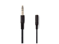 Nedis Cabo Jack 6.35mm Macho / 6.35mm Fêmea 5m Stereo