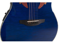 Ovation  Celebrity Elite Plus CE44P Mid Cutaway Blue Transparent Quilt
