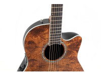 Ovation Celebrity Traditional Plus CS24P Mid Cutaway Nutmeg Burled Maple
