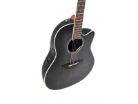 Ovation  Celebrity Traditional Plus CS24P Mid Cutaway Transparent Blackburst Flame