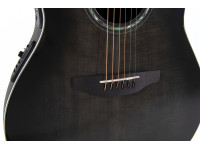Ovation  Celebrity Traditional Plus CS24P Mid Cutaway Transparent Blackburst Flame