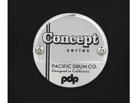<b>Bateria Acústica Preta PDP CONCEPT Maple CM7 SATIN BLACK Kit 7 peças Bombo 22 PDCM2217BK</b>