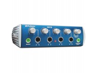 Presonus HP4 - Amplificador de auriculares estéreo de 4 canales (130 mW por canal), Controles independientes por canal, controlar el monitor, 2 puertos balanceados de 6,3 mm, 2 salidas balanceadas de 6,3 mm (para...
